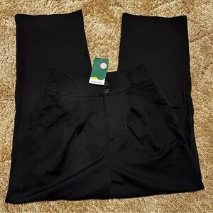 HALARA Ladies Black Straight Leg Dress Pants